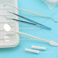 Kit d&#39;instruments dentaires dentaires pour le nettoyage des dents